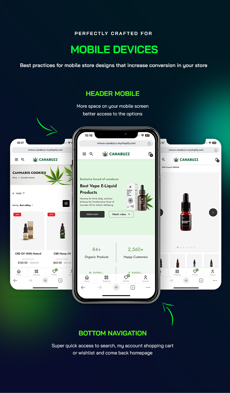Canabuzz - Medical Marijuana and CBD Oil Shopify Theme