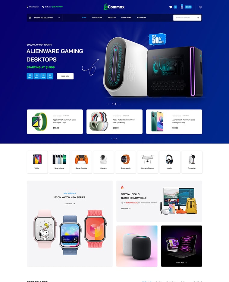 Electronics & Home Appliances Shopify Theme