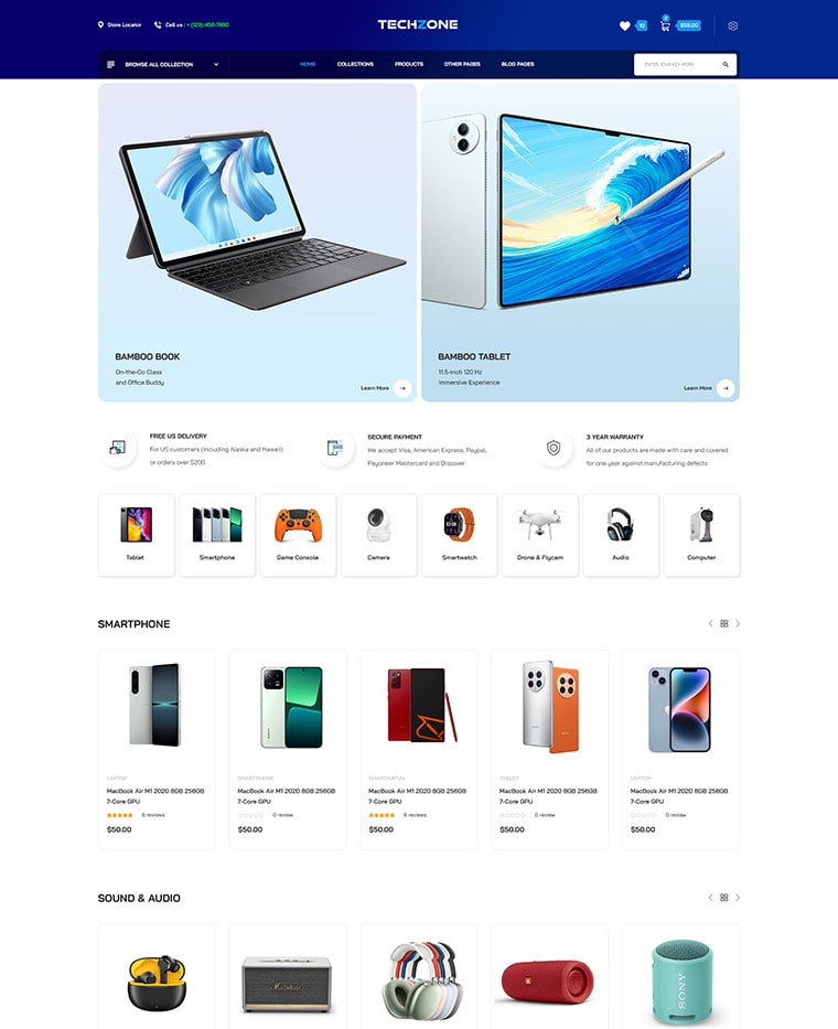 Electronics & Home Appliances Shopify Theme