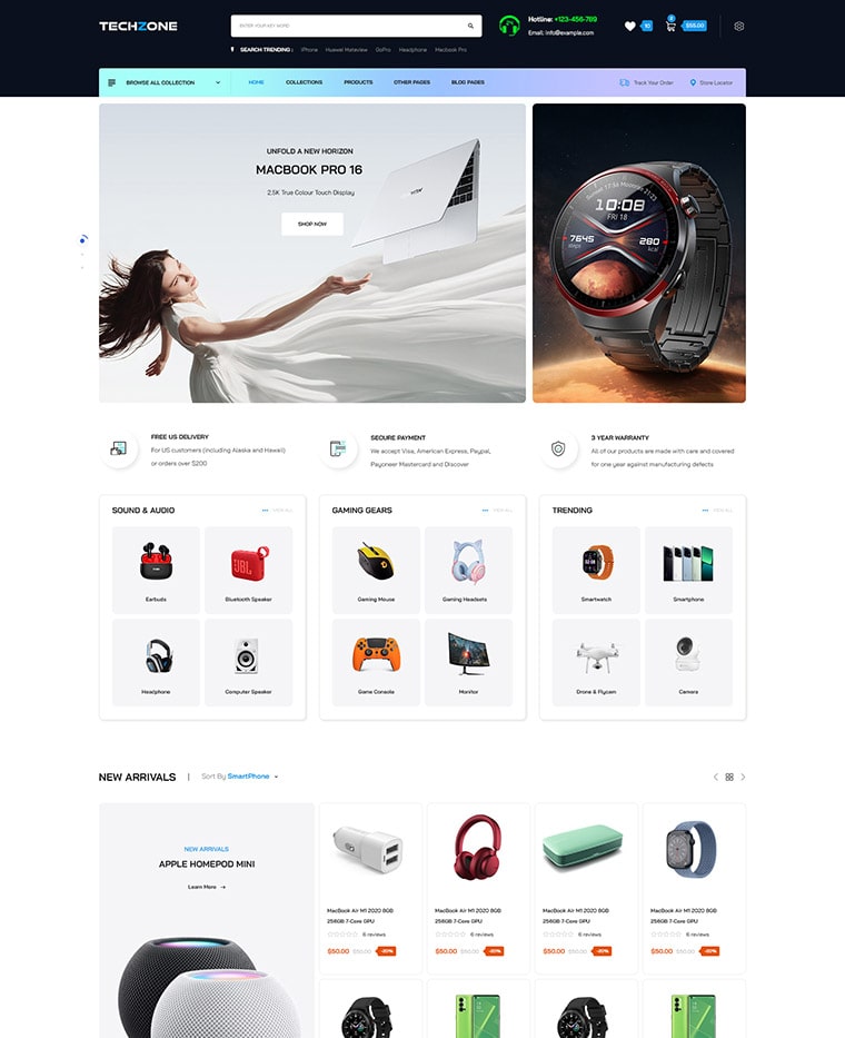 Electronics & Home Appliances Shopify Theme