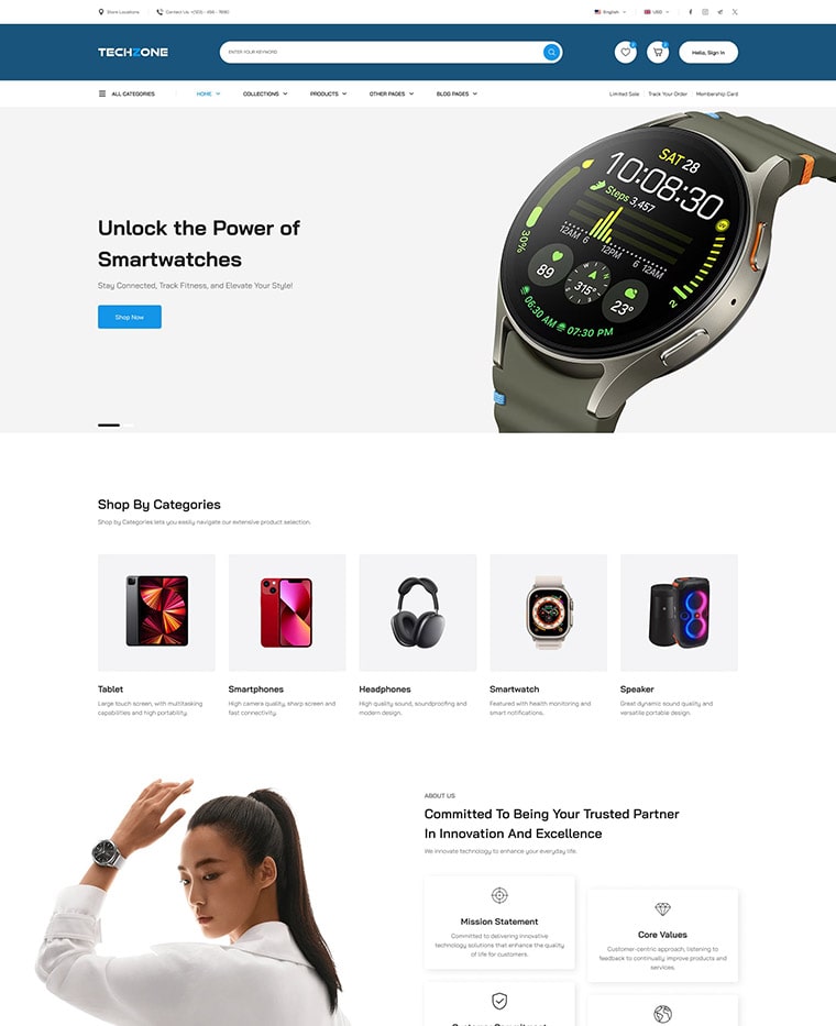Electronics & Home Appliances Shopify Theme