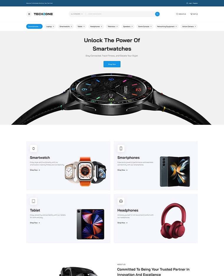 Electronics & Home Appliances Shopify Theme