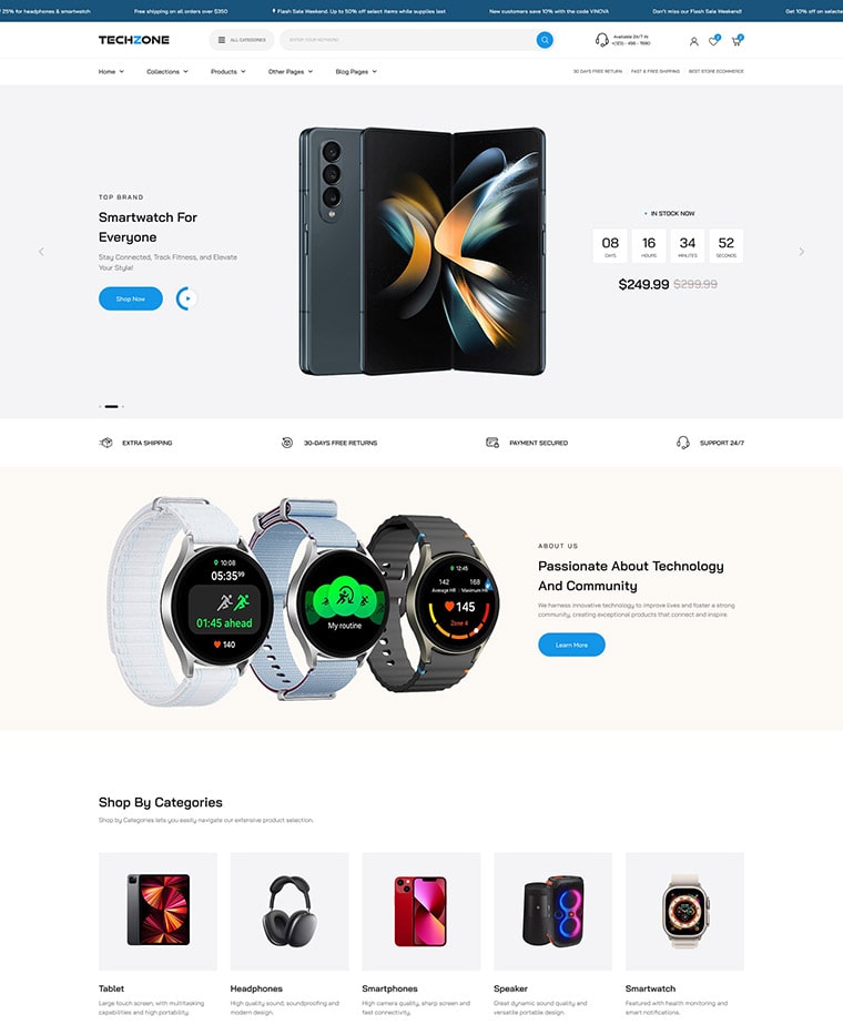 Electronics & Home Appliances Shopify Theme