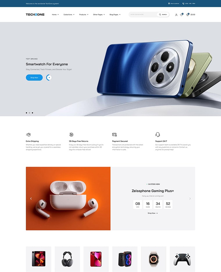 Electronics & Home Appliances Shopify Theme