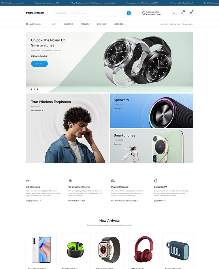 Electronics & Home Appliances Shopify Theme