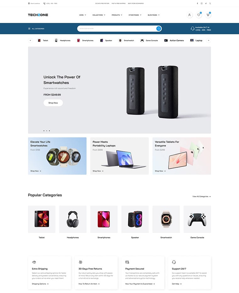 Electronics & Home Appliances Shopify Theme