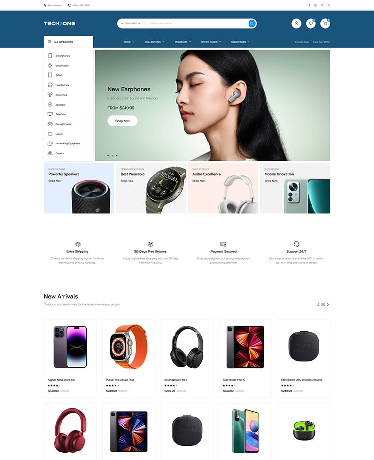 Electronics & Home Appliances Shopify Theme