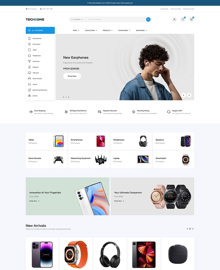 Electronics & Home Appliances Shopify Theme