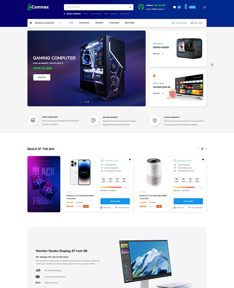Electronics & Home Appliances Shopify Theme