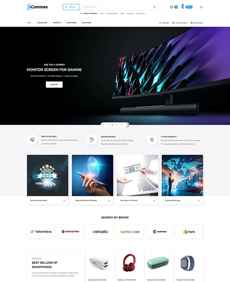 Electronics & Home Appliances Shopify Theme