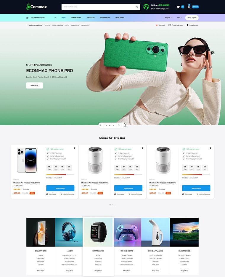 Electronics & Home Appliances Shopify Theme