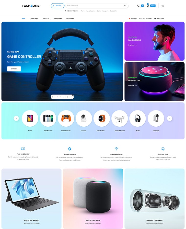 Electronics & Home Appliances Shopify Theme