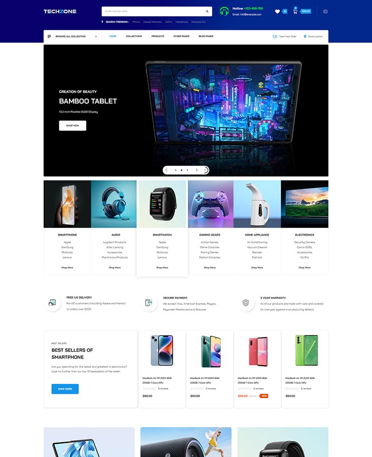 Electronics & Home Appliances Shopify Theme