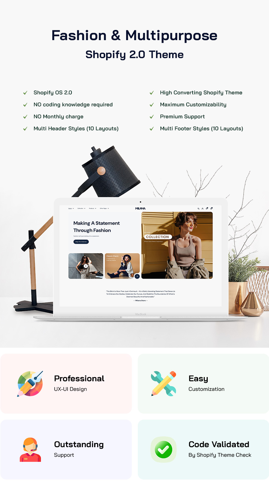 milana - Fashion Multipurpose Shopify Theme - 2