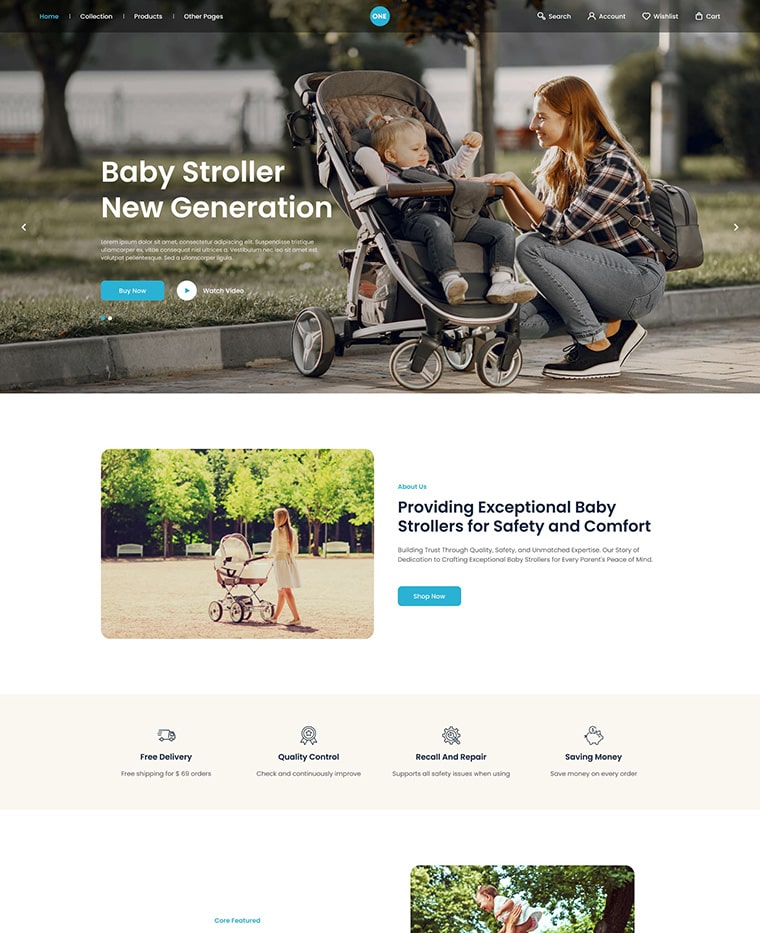 Baby Stroller- Shopify