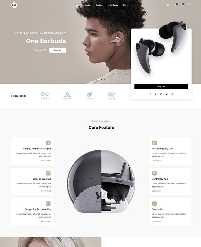 Earbuds Store Shopify Theme