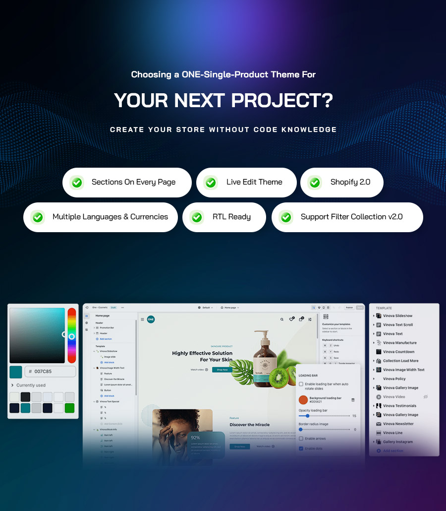 One - Single Product Shopify 2.0 Theme - 1
