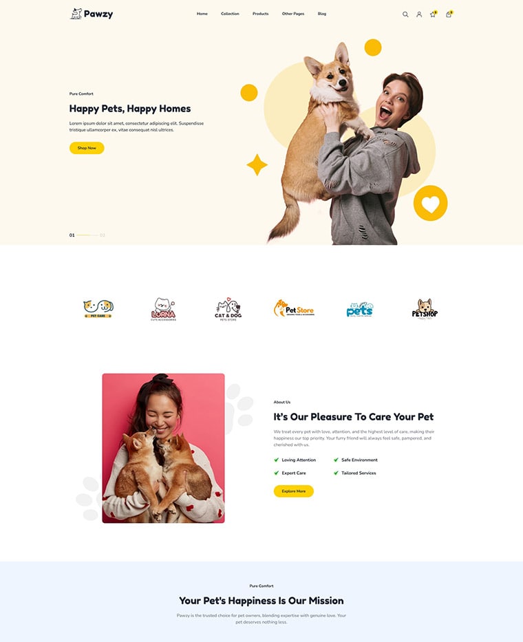 Pet Shop Shopify Theme