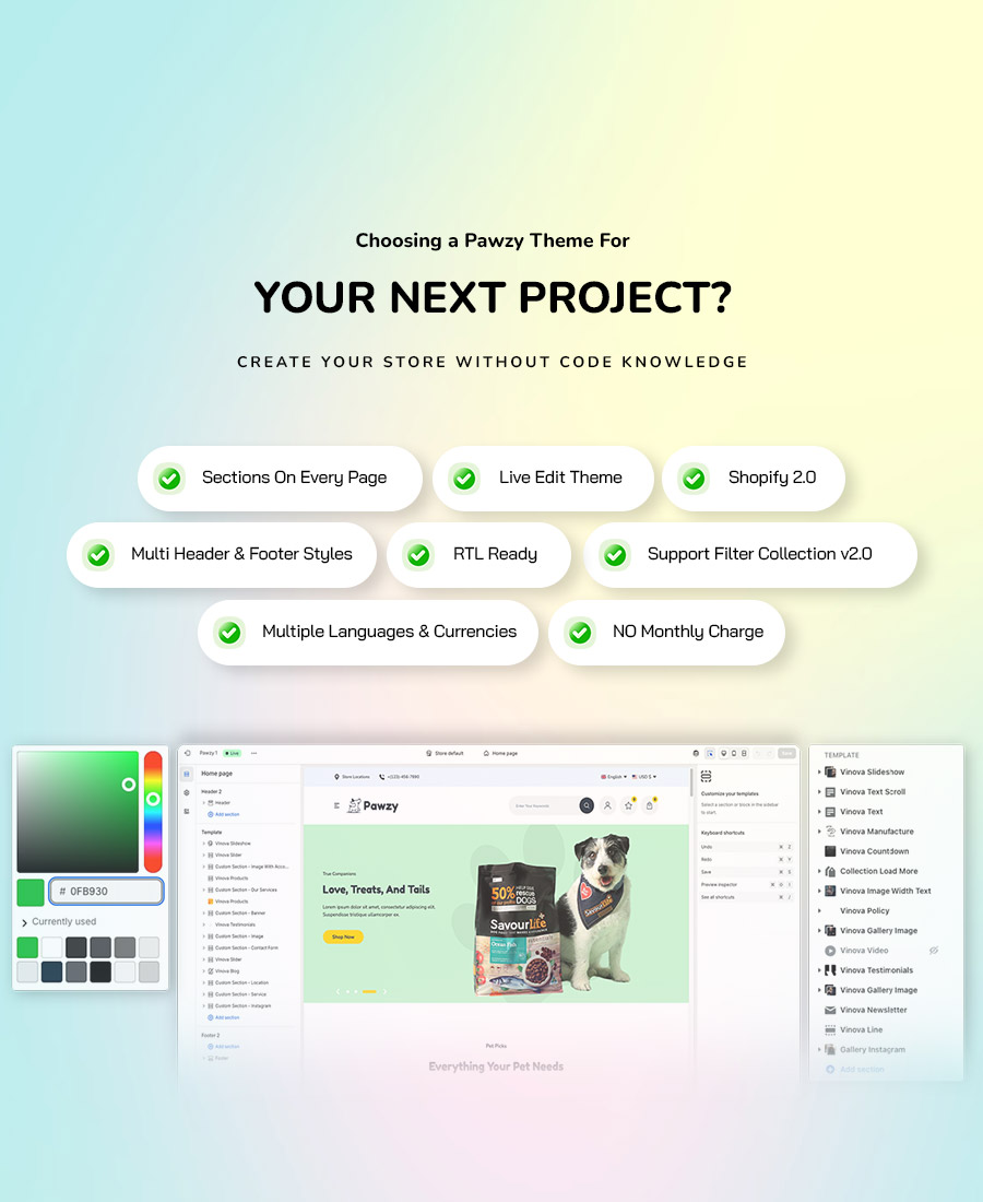 Pawzy - Pets & Animals Store Shopify Theme