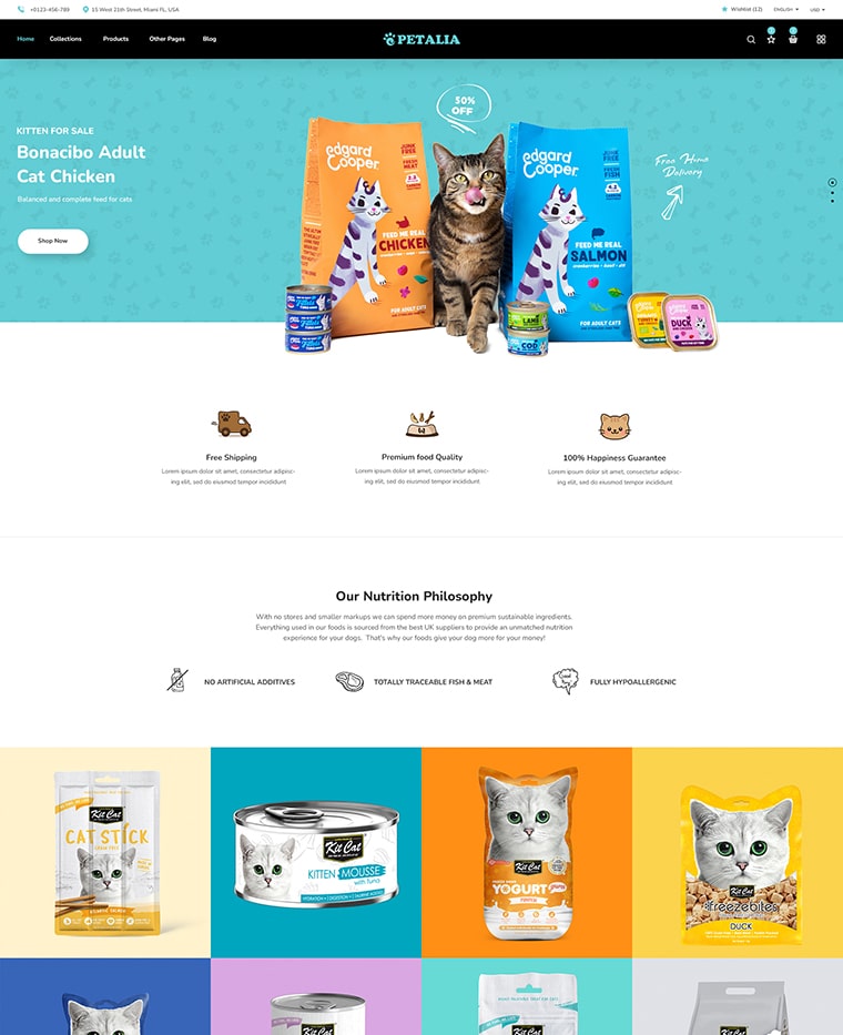 Pet Shop Shopify Theme