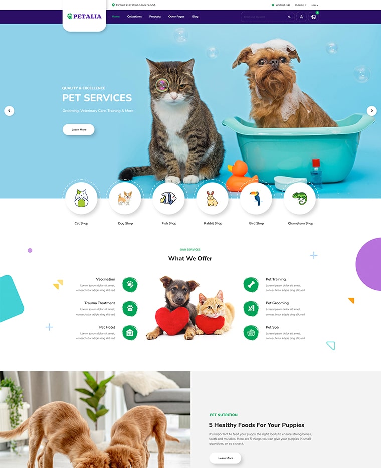 Pet Shop Shopify Theme
