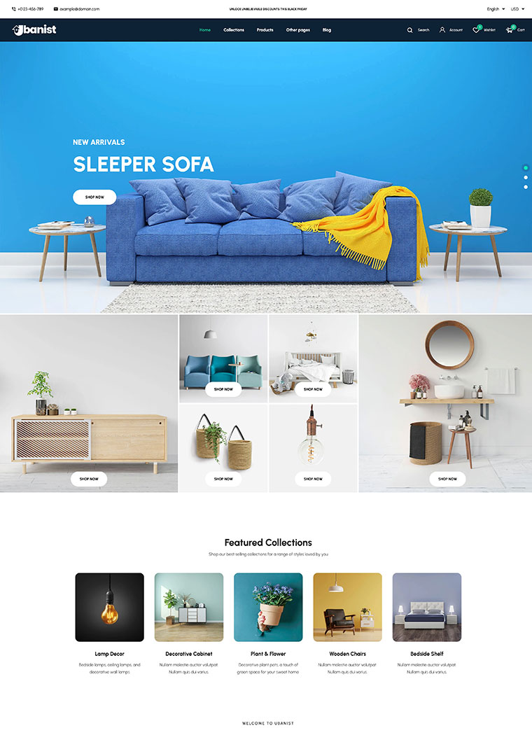 Furniture & Home Decor Shopify Theme