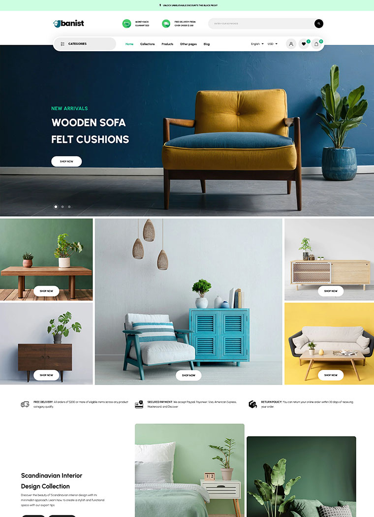 Furniture & Home Decor Shopify Theme