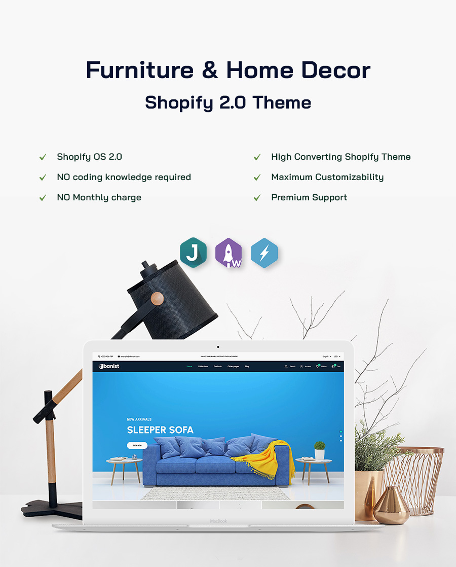 Ubanist - Furniture & Home Decor Shopify 2.0 Theme - 1